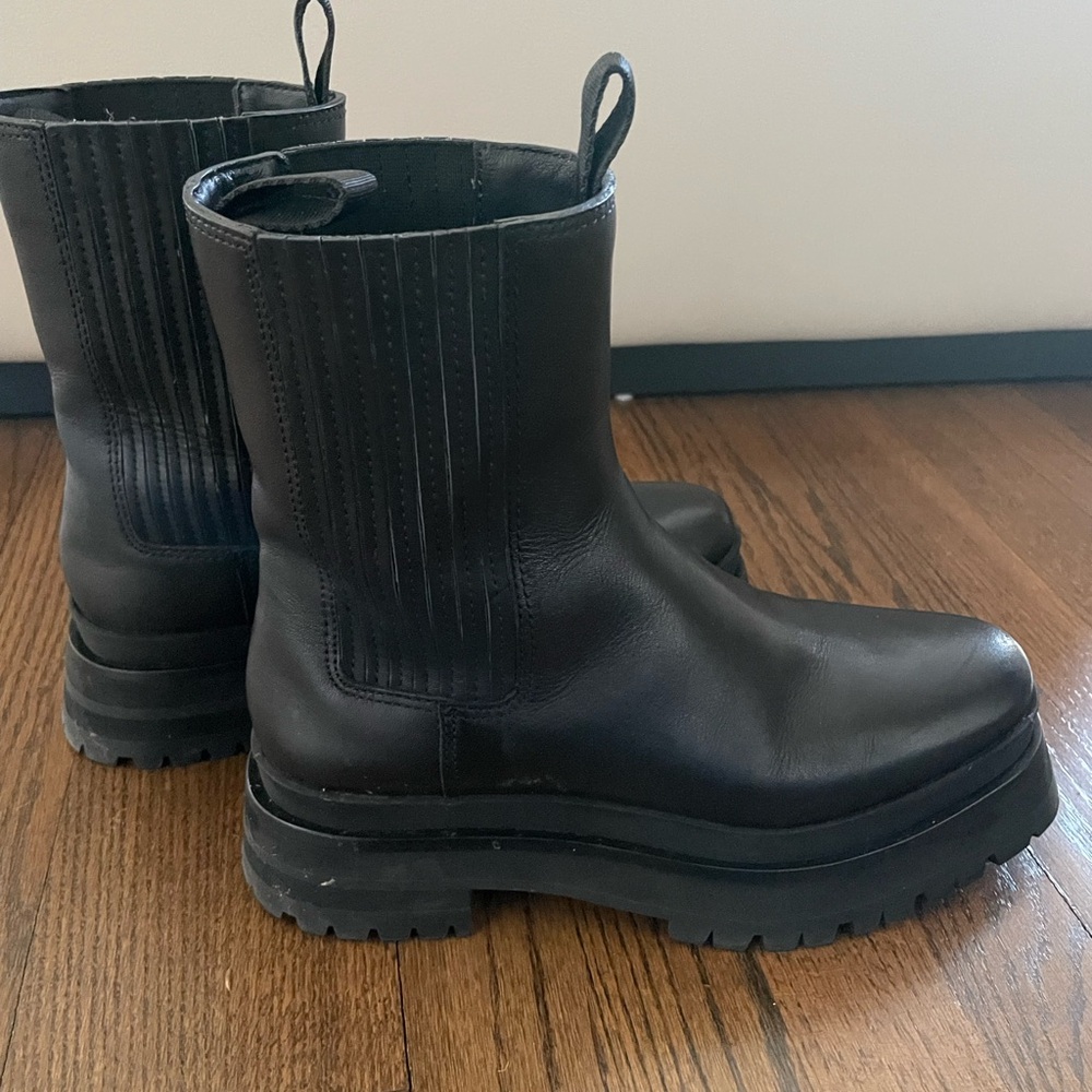 Loeffler Randall Black Chelsea Boots - Picture 5 of 10